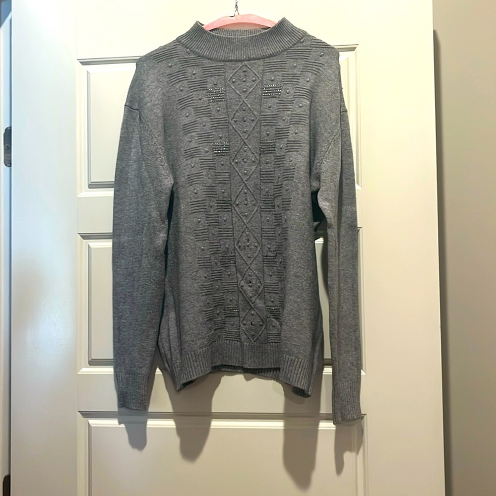 Gray sweater